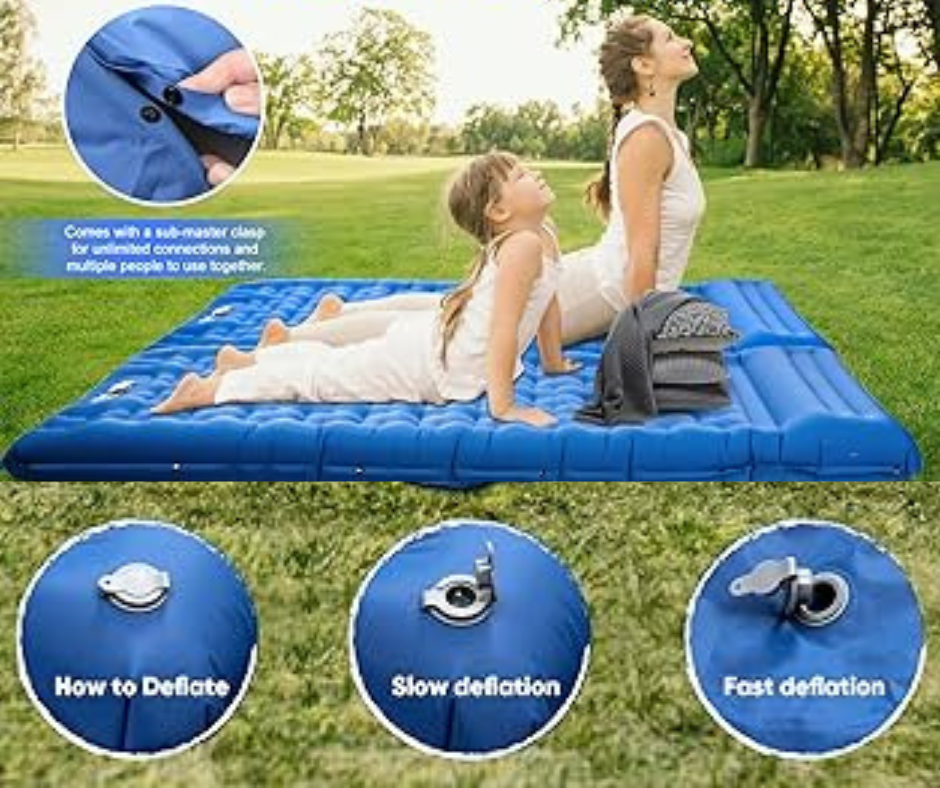 Hiker’s Best Friend – Sleep, Anywhere. ™Inflatable Pad + Pillow