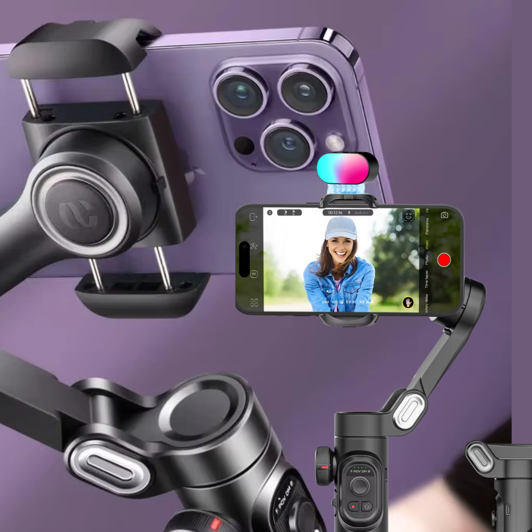 SmartXE™ Gimbal Pro – Capture Ultra-Smooth Videos Like a Pro, Anytime, Anywhere