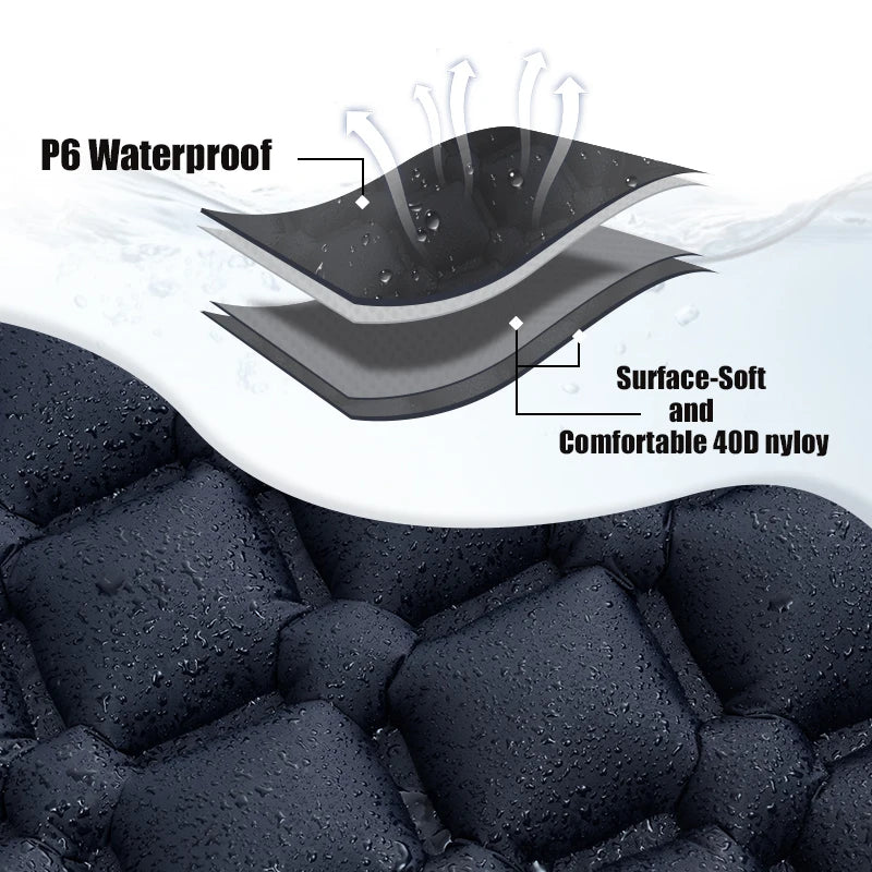 Hiker’s Best Friend – Sleep, Anywhere. ™Inflatable Pad + Pillow