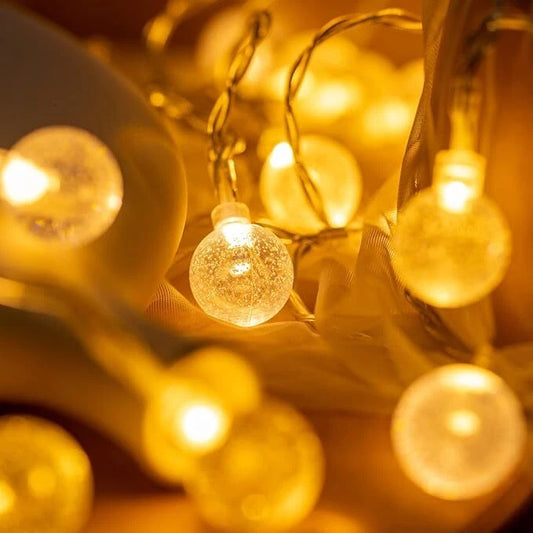 SunAura™ Crystal Globe Lights